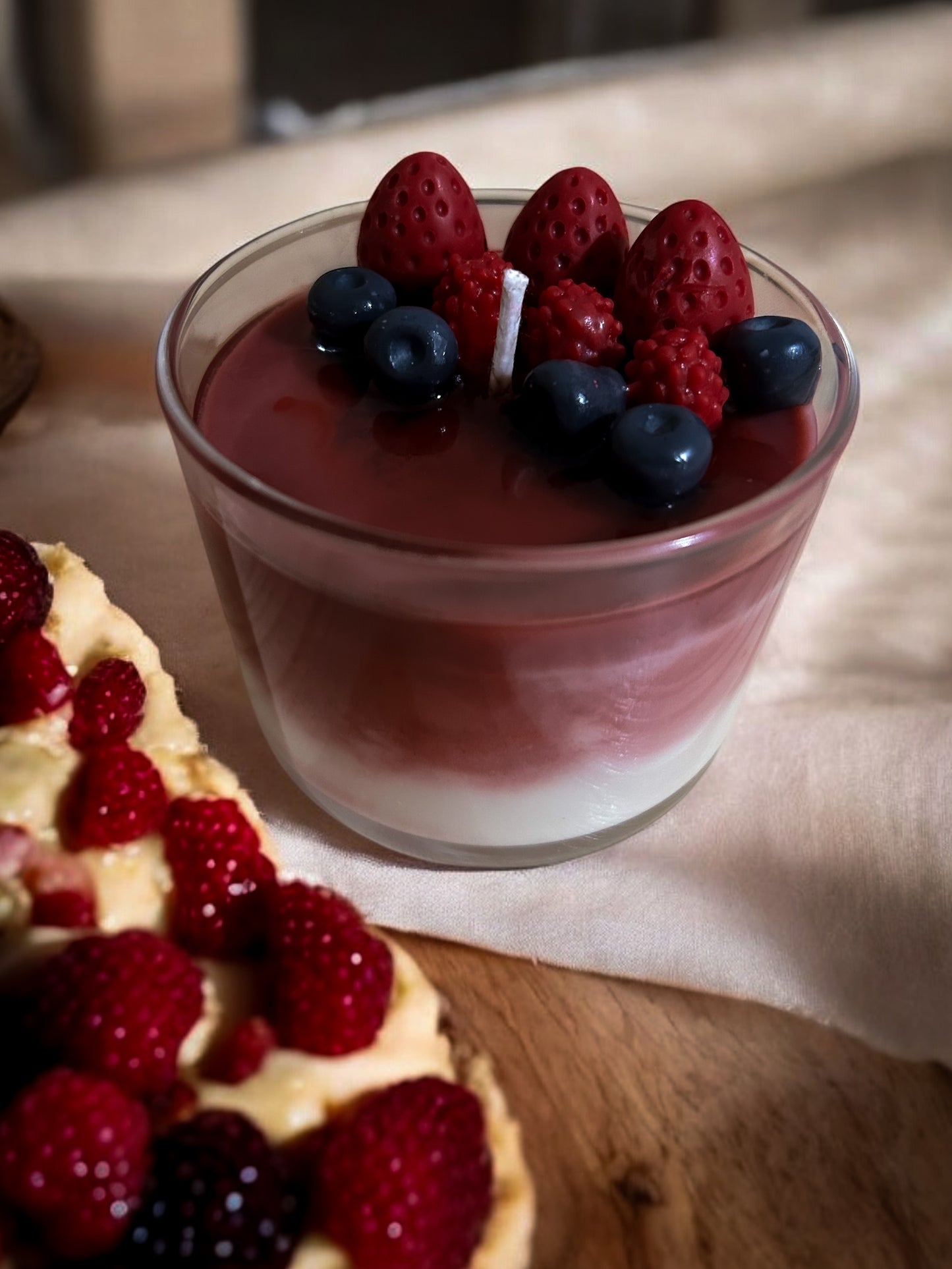 Vela pastel de queso